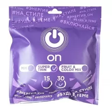 Ультратонкие презервативы ON Super Thin - 30 шт  