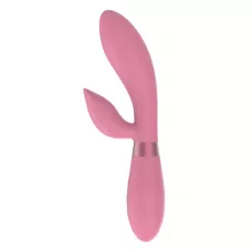 Розовый вибратор-кролик Indeep Malena - 21,5 см розовый 