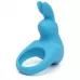 Голубое эрекционное виброкольцо Happy Rabbit Rechargeable Rabbit Cock Ring голубой 