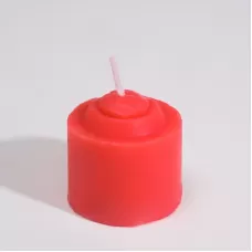 Красная свеча для БДСМ «Роза» из низкотемпературного воска красный 