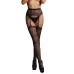 Чулки на поясе Garterbelt Stockings With Lace Top черный S-M-L