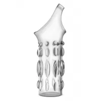 Прозрачная насадка на пенис Stretchy Studded Penis Sleeve Ring прозрачный 