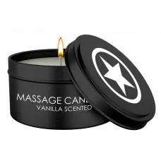 Массажная свеча с ароматом ванили Massage Candle черный 