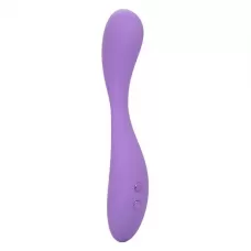 Фиолетовый ультрагибкий вибромассажер Demi фиолетовый 