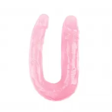 Розовый U-образный фаллоимитатор 13 Inch Dildo - 17 см розовый 