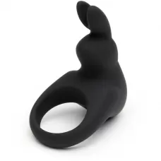 Черное эрекционное виброкольцо Happy Rabbit Rechargeable Rabbit Cock Ring черный 