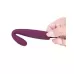 Фиолетовый вибратор Cici с гнущейся головкой - 18,2 см фиолетовый 