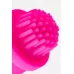Розовый силиконовый вибратор Idol с клиторальным стимулятором - 22,4 см розовый 