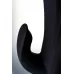 Чёрный вибратор WANAME Thunder с клиторальным отростком - 24,2 см черный 