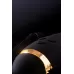 Чёрный вибратор WANAME Storm со стимулирующими рёбрами - 22,5 см черный 