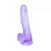 Фиолетовый фаллоимитатор Satellite - 21 см фиолетовый 