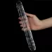 Прозрачный двусторонний фаллоимитатор Flawless Clear Double Dildo - 30 см прозрачный 