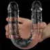 Прозрачный двусторонний фаллоимитатор Flawless Clear Double Dildo - 30 см прозрачный 