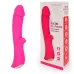 Ярко-розовый вибромассажер 5  Silicone Wild Passion - 19,1 см ярко-розовый 