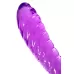 Фиолетовый двусторонний фаллоимитатор Frica - 23 см фиолетовый 