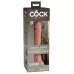 Телесный фаллоимитатор 7  Silicone Dual Density Cock - 21 см телесный 