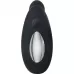Черный вибростимулятор простаты Adam s Vibrating Triple Probe - 12,1 см черный 