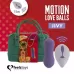 Фиолетовые вагинальные шарики Remote Controlled Motion Love Balls Jivy фиолетовый 