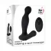 Черный вибростимулятор простаты Adam s Rotating P-spot Massager - 14,2 см черный 