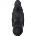 Черный вибростимулятор простаты Adam s Vibrating Triple Probe - 12,1 см черный 
