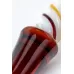 Коническая стеклянная анальная втулка Sexus Glass - 16 см разноцветный 
