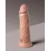 Телесный фаллоимитатор 8  Silicone Dual Density Cock - 22,8 см телесный 