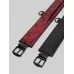 Красно-черные оковы Reversible Faux Leather Ankle Cuffs красный с черным 