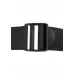 Черный реалистичный вибрострапон-фаллопротез с мошонкой - 18 см черный 