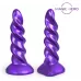 Фиолетовый фантазийный спиралевидный фаллоимитатор - 23 см фиолетовый 