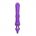 Фиолетовый вибратор-кролик с вакуумной стимуляцией клитора - 24,6 см фиолетовый 