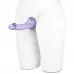 Фиолетовый безремневой страпон Strapless Strap-On фиолетовый 