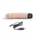 Телесный вибратор-реалистик 6.5  Girthy Realistic Vibrator - 19 см телесный 