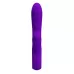 Фиолетовый вибратор Jersey с вакуумной стимуляцией - 21,8 см фиолетовый 