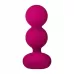 Розовые анальные шарики с вибрацией и расширением Bubble Butt - 12,3 см розовый 