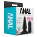 Черная анальная пробка с вибрацией Basic Vibrating Anal Pleaser - 10,2 см черный 