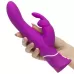 Лиловый вибратор-кролик Curve Rechargeable Rabbit Vibrator - 25,4 см лиловый 