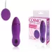 Фиолетовое виброяйцо Cosmo с пультом управления вибрацией фиолетовый 