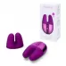 Фиолетовый вибратор с ушками Le Wand Double Vibe фиолетовый 