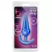 Синяя анальная пробка в форме якоря Large Anal Plug - 12,2 см синий 