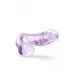 Сиреневый фаллоимитатор 6 Inch Crystalline Dildo - 15,2 см сиреневый 