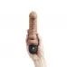 Кофейный вибратор-реалистик 6  Realistic Vibrator - 17 см кофейный 