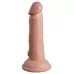 Телесный фаллоимитатор 6  Silicone Dual Density Cock - 17 см телесный 