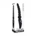 Черная анальная виброелочка Magic Stick - 22,6 см черный 