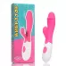 Розовый вибратор-кролик WOW с 30 режимами вибрации - 19,5 см  