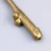 Золотистые коктейльные трубочки в виде пениса - 5 шт золотистый 