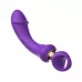 Фиолетовый изогнутый вибромассажер Moon Vibrator - 21,1 см фиолетовый 