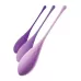 Набор из 3 фиолетовых шариков Кегеля Train-Her Set фиолетовый 