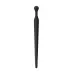 Черный силиконовый уретральный плаг - 10 см черный 