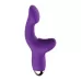 Фиолетовый массажёр для G-точки G-Spot Pleaser - 19 см фиолетовый 