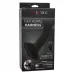 Черный женский страпон с вибрацией Me2 Remote Rumbler - 16,5 см черный 